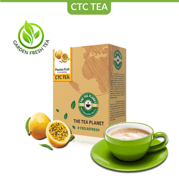 The Tea Planet Passion Fruit Flavored CTC Tea