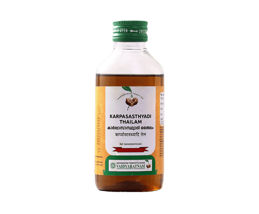 Vaidyaratnam Karpasasthyadi Oil