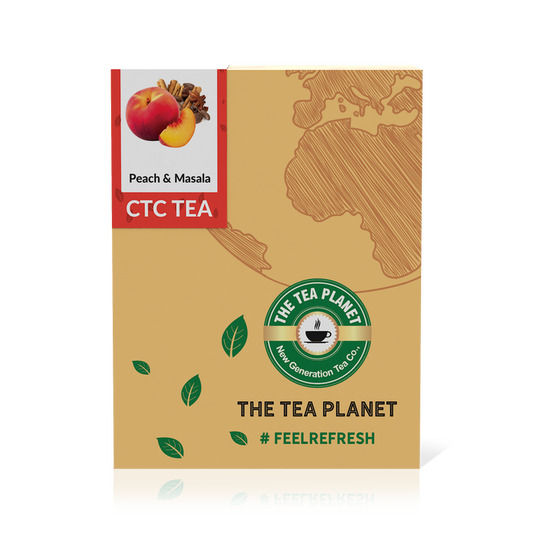 The Tea Planet Peach & Masala Flavored CTC Tea