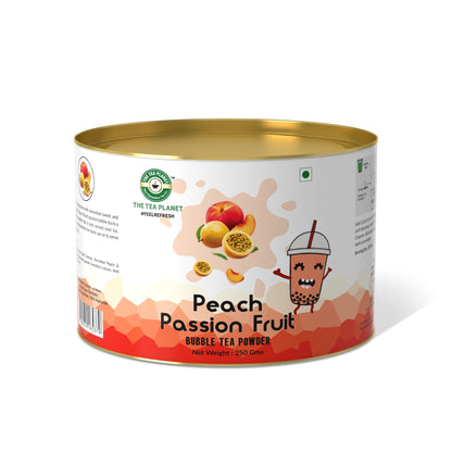 The Tea Planet Peach Passion Fruit Bubble Tea Premix