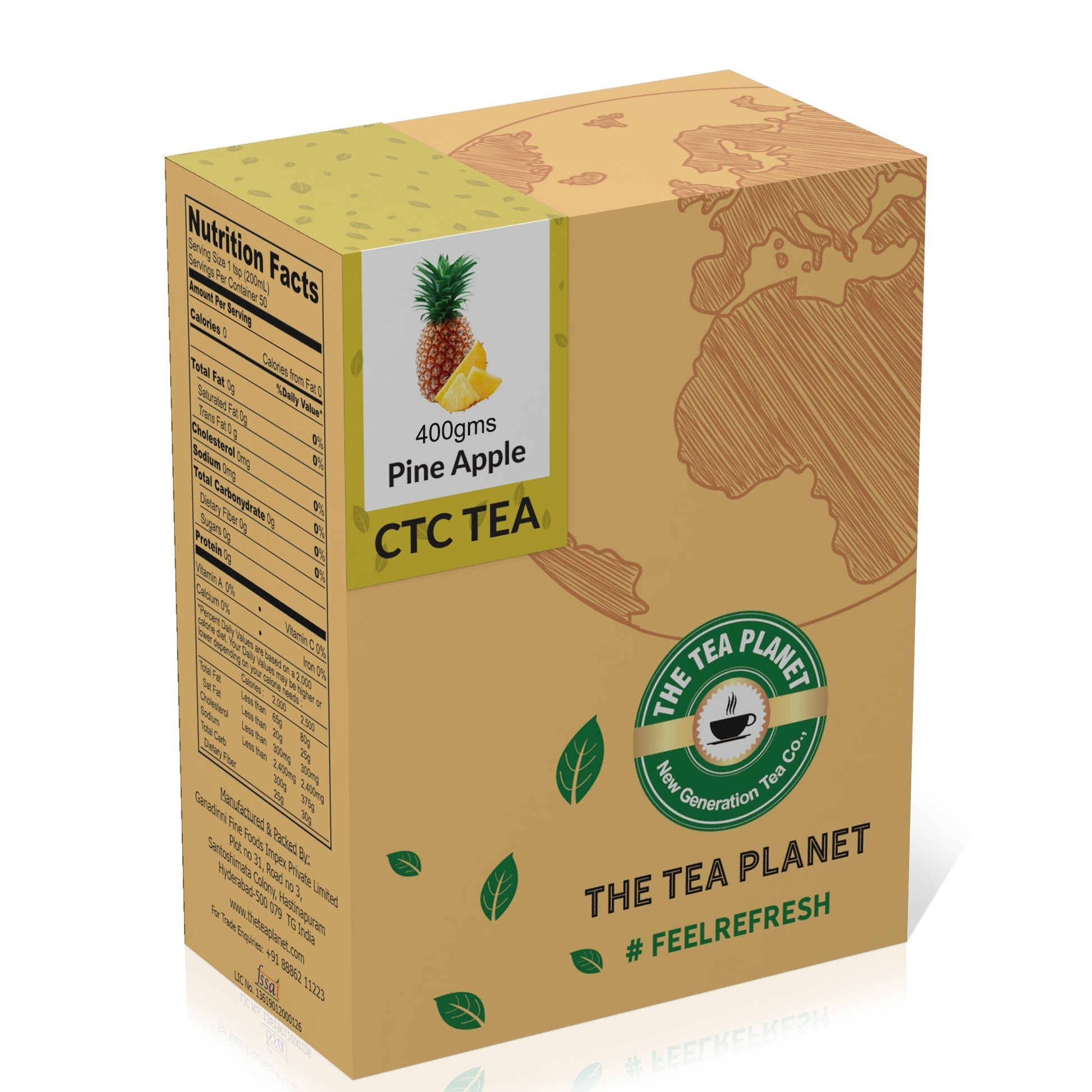 The Tea Planet Pine Apple Flavored CTC Tea