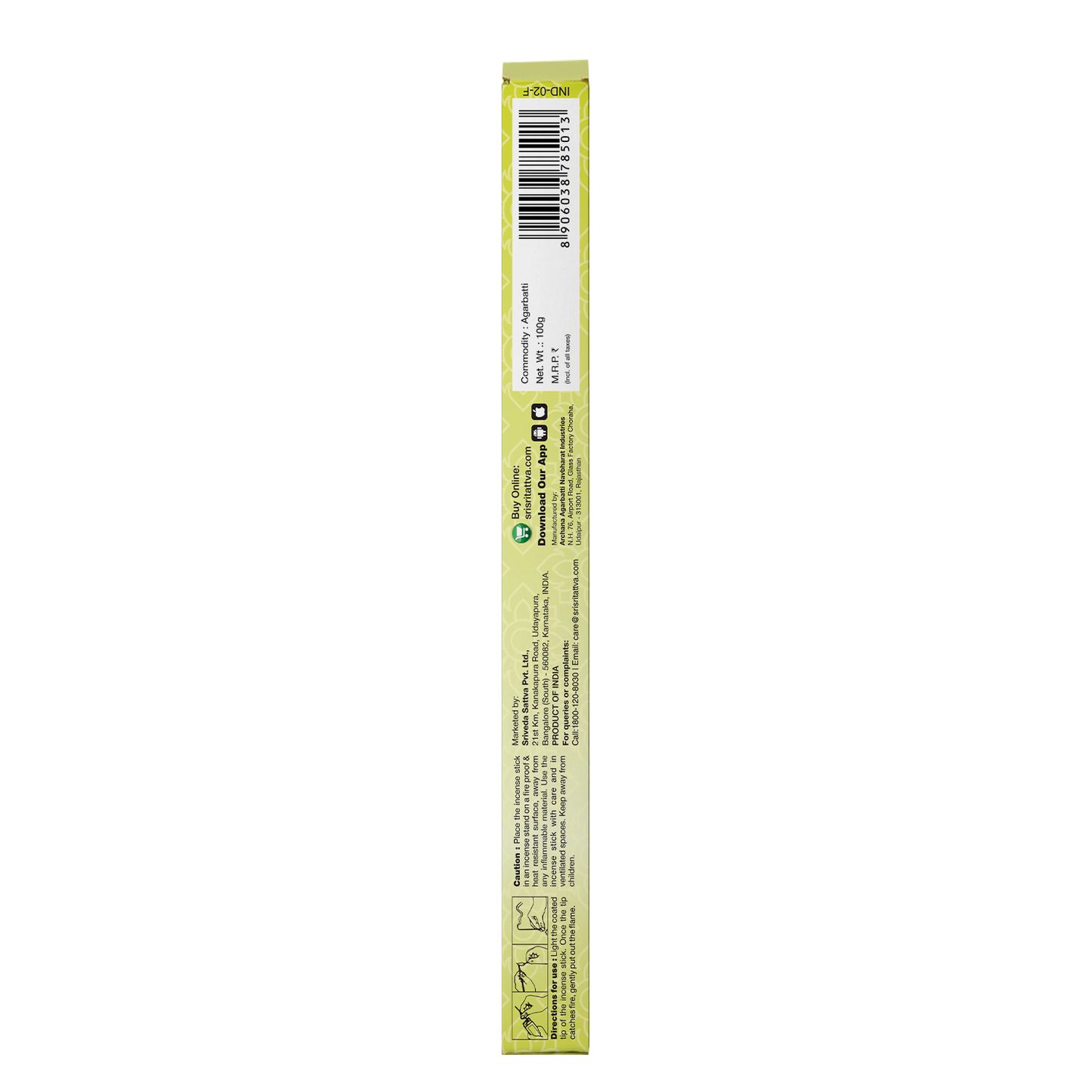 Sri Sri Tattva Premium Kewda Incense Sticks