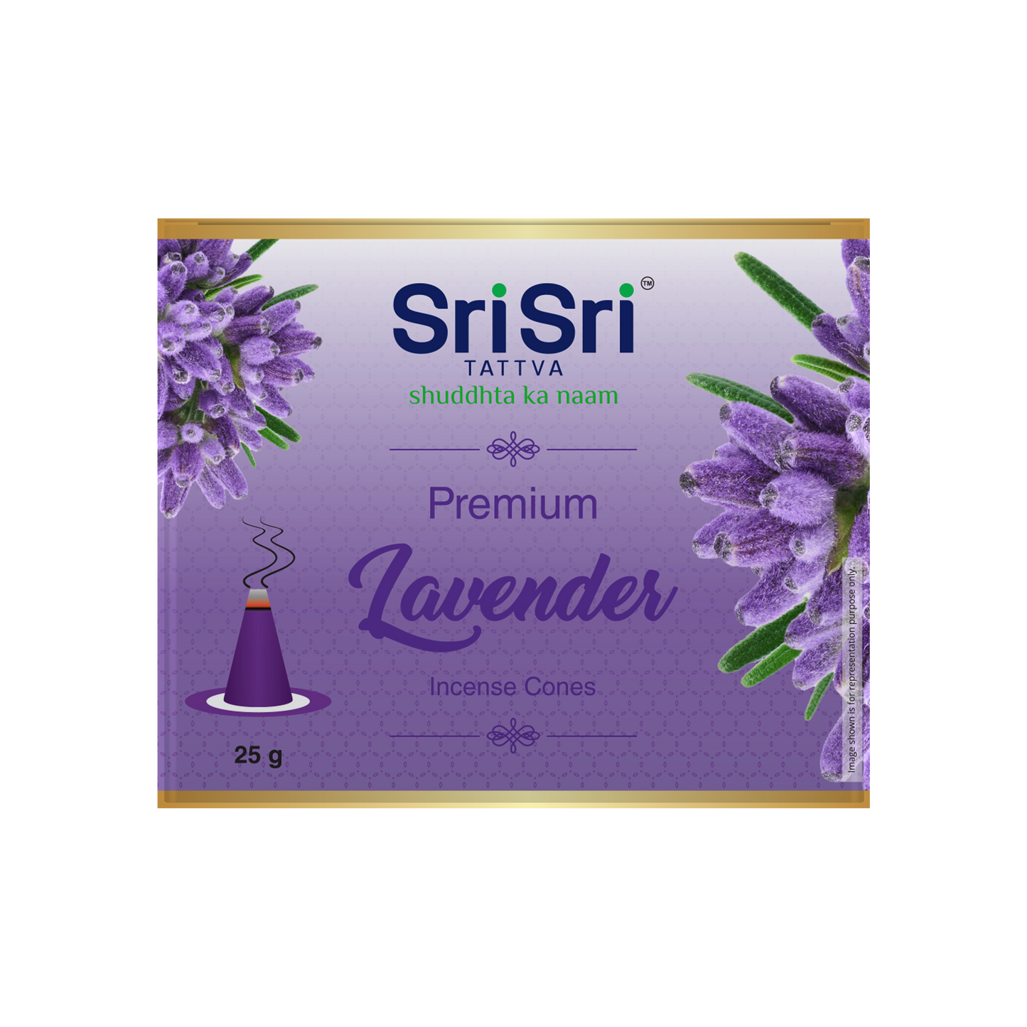 Sri Sri Tattva Premium Lavender Dhoop Cones