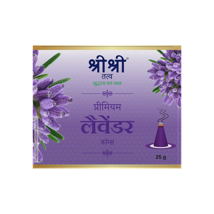 Sri Sri Tattva Premium Lavender Dhoop Cones