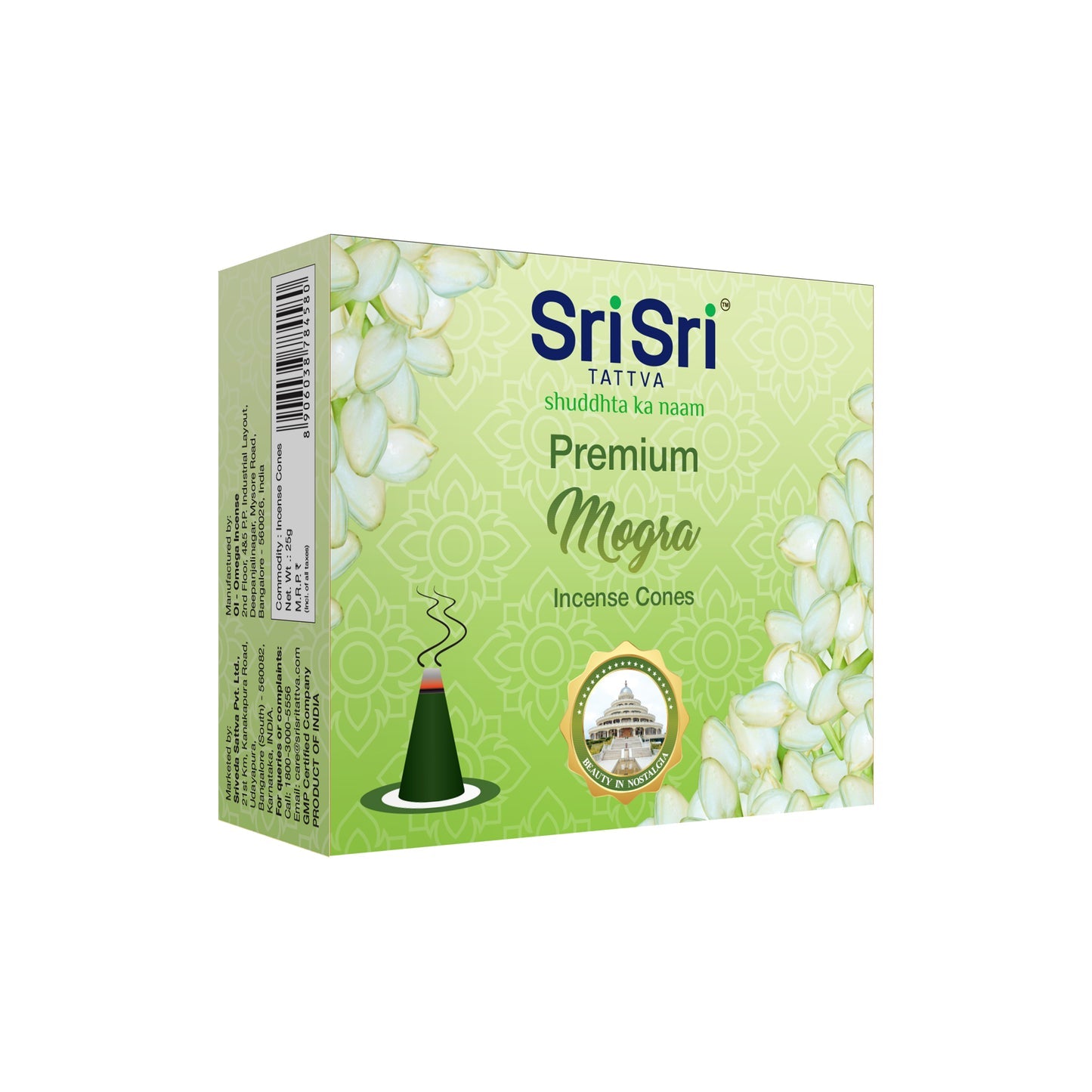 Sri Sri Tattva Premium Mogra Dhoop Cones