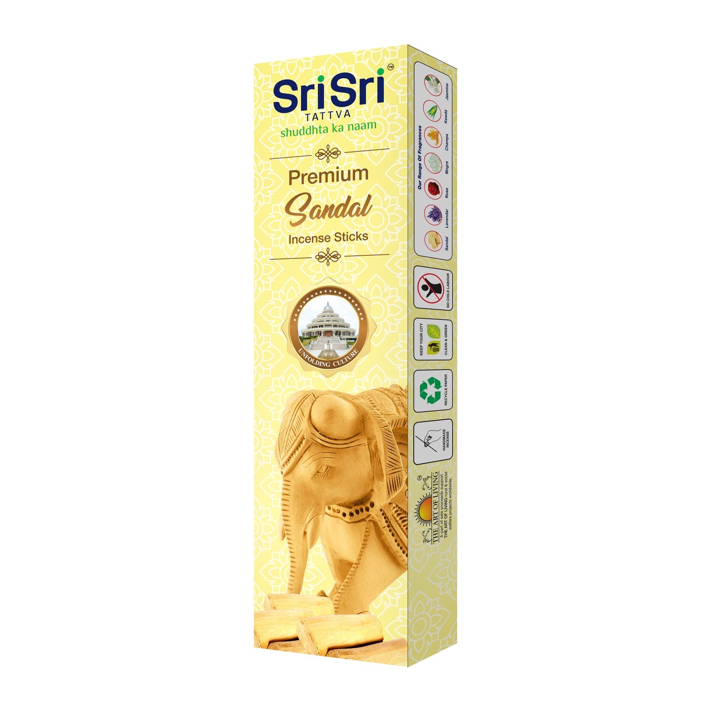 Sri Sri Tattva Premium Sandal Incense Sticks