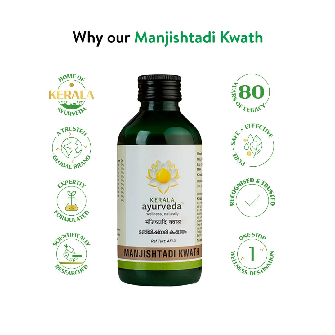 Kerala Ayurveda Manjishtadi Kwath