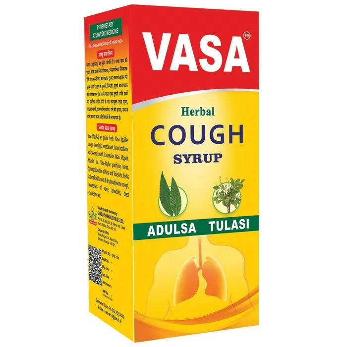 Sandu Vasa Herbal Cough Syrup with Adulsa & Tulsi