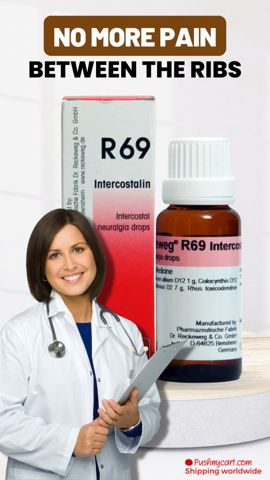 Dr. Reckeweg R69 for Pain Between The Ribs Drop