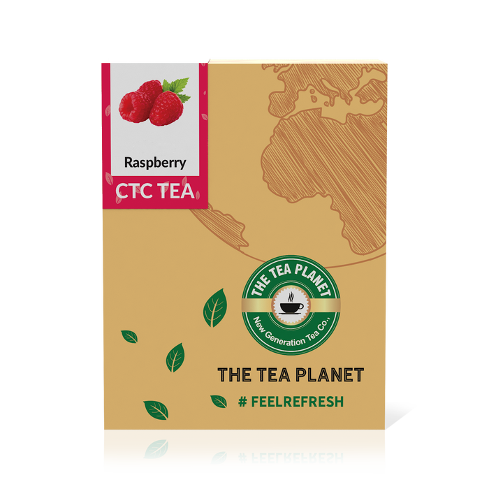 The Tea Planet Raspberry Flavored CTC Tea