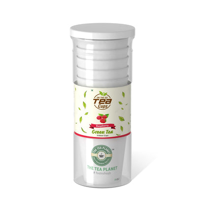 The Tea Planet Raspberry Instant Green Tea Brew Cup