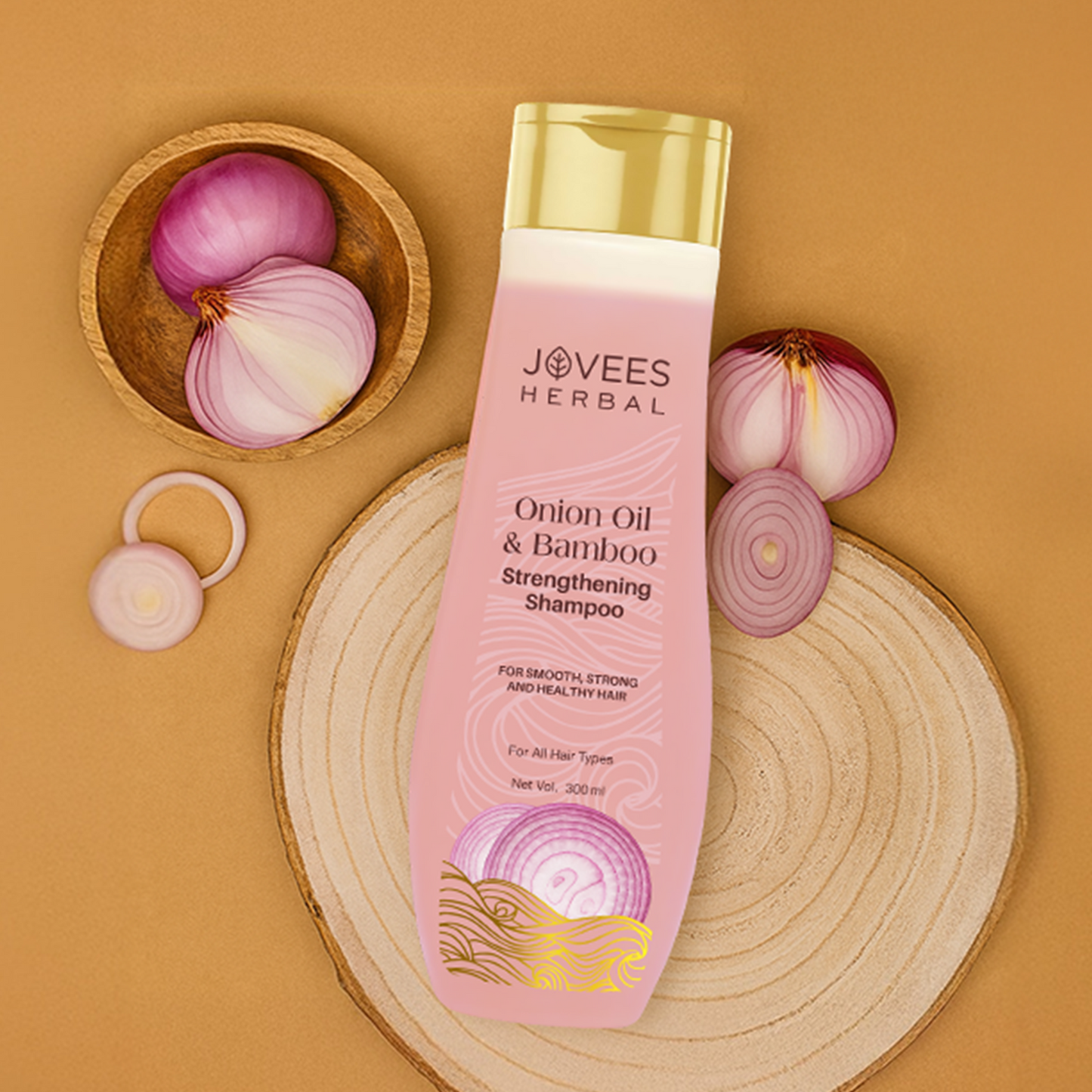 Jovees Jovees Red Onion Oil & Bamboo Strengthening Shampoo