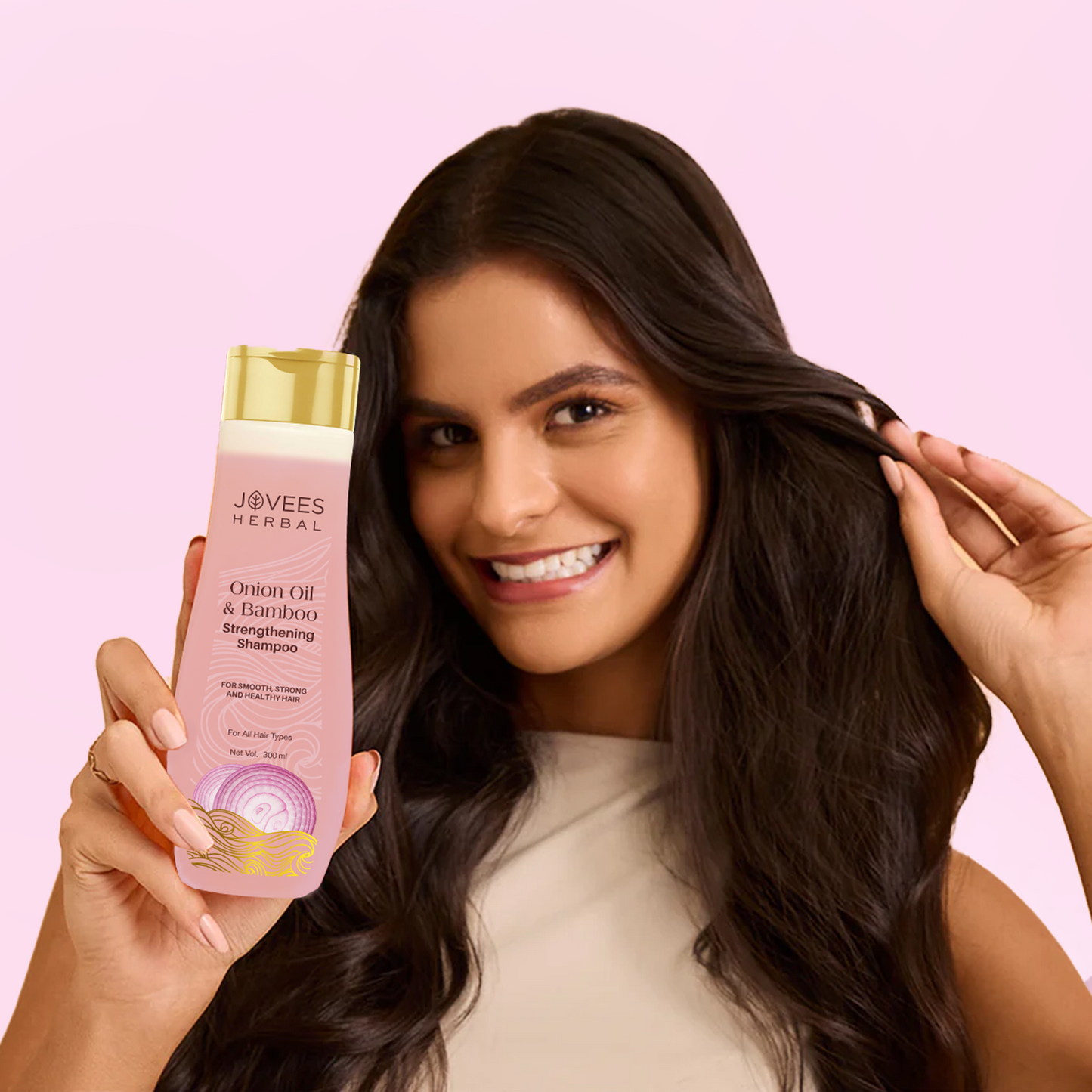 Jovees Jovees Red Onion Oil & Bamboo Strengthening Shampoo