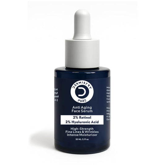 Dermistry 2% Retinol 2% Hyaluronic Acid Face Serum for Skin Care