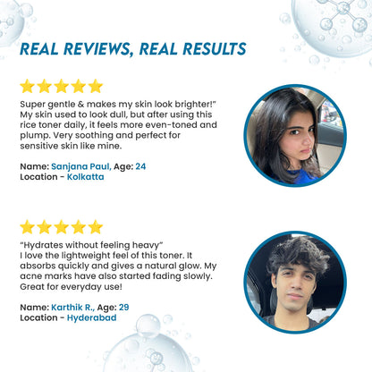 Jovees Derma Rice Water & 4% Niacinamide Glowing Skin Toner