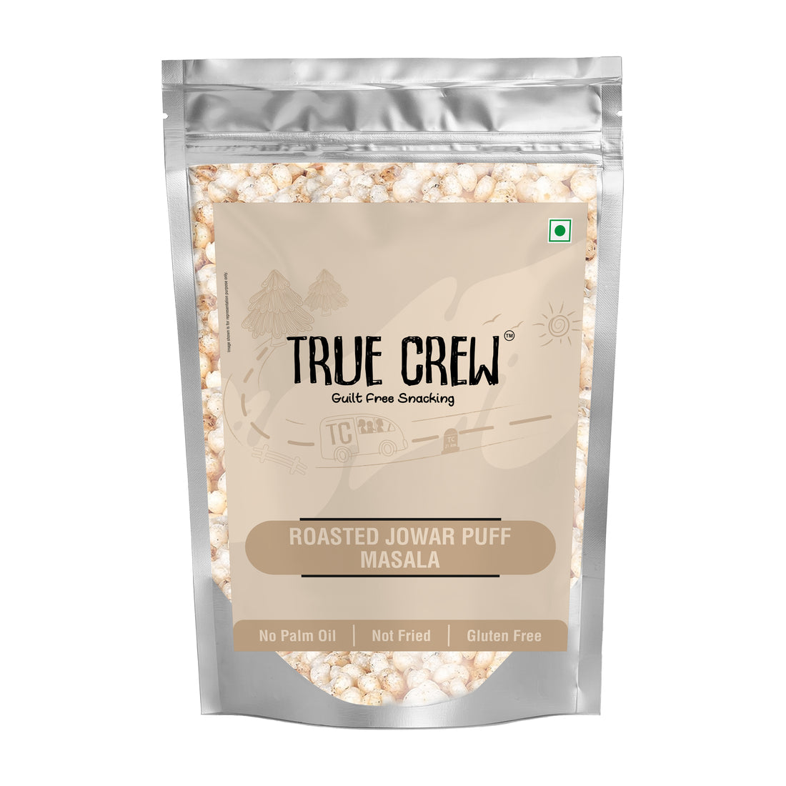 Sri Sri tattva True crew roasted jowar puff masala