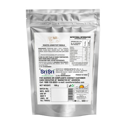 Sri Sri tattva True crew roasted jowar puff masala - PUSHMYCART