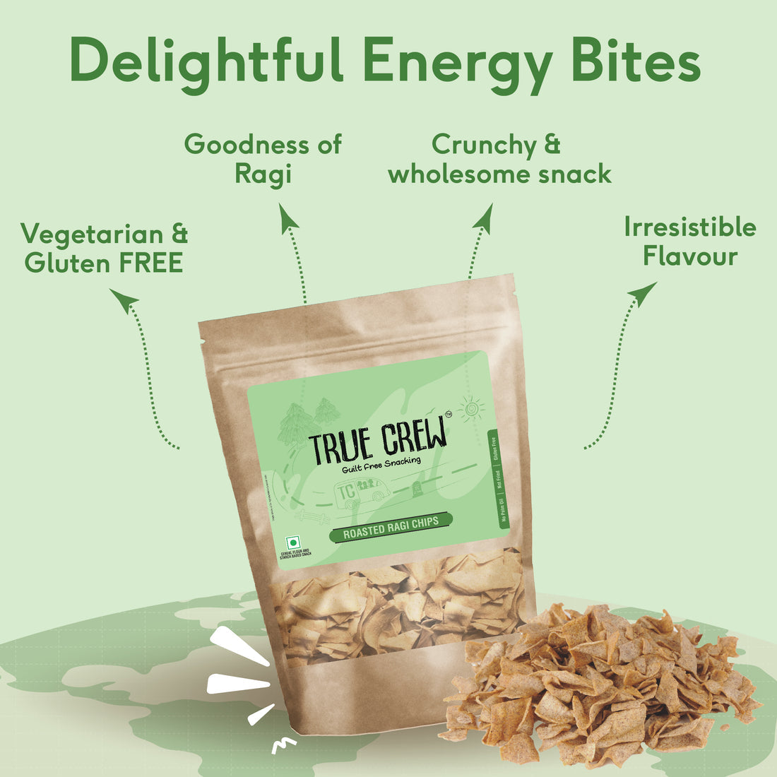 Sri Sri tattva True crew - Ragi chips - PUSHMYCART