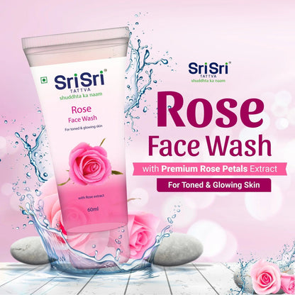 Sri Sri Tattva Rose Face Wash - PUSHMYCART