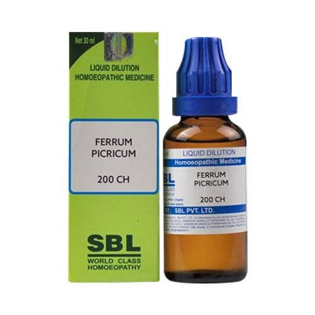 SBL Ferrum Picricum Dilution 200 CH