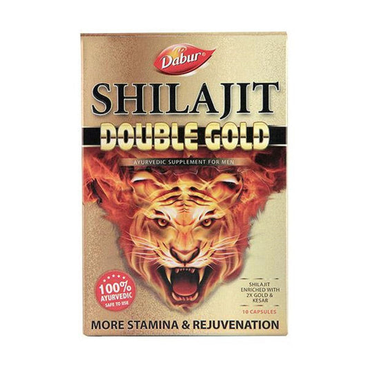 Dabur Shilajit Double Gold Capsule for Men 10 caps