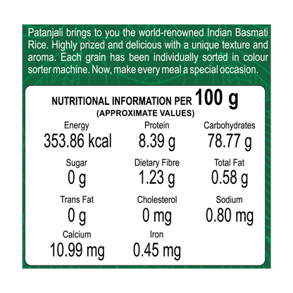 Patanjali Shakti Xxl Basmati Rice