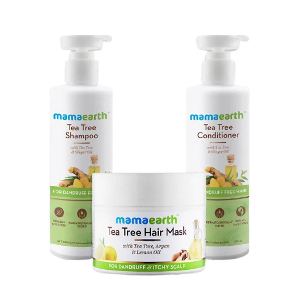 Mamaearth Tea Tree Anti|Dandruff Hair Regime Kit