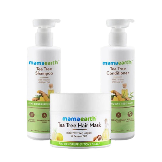 Mamaearth Tea Tree Anti|Dandruff Hair Regime Kit
