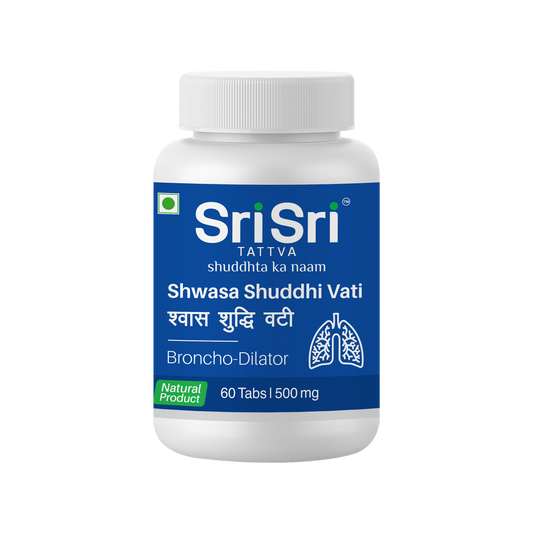 Sri Sri Tattva Shwasa Shuddhi Vati - Broncho Dilator, 60 Tabs