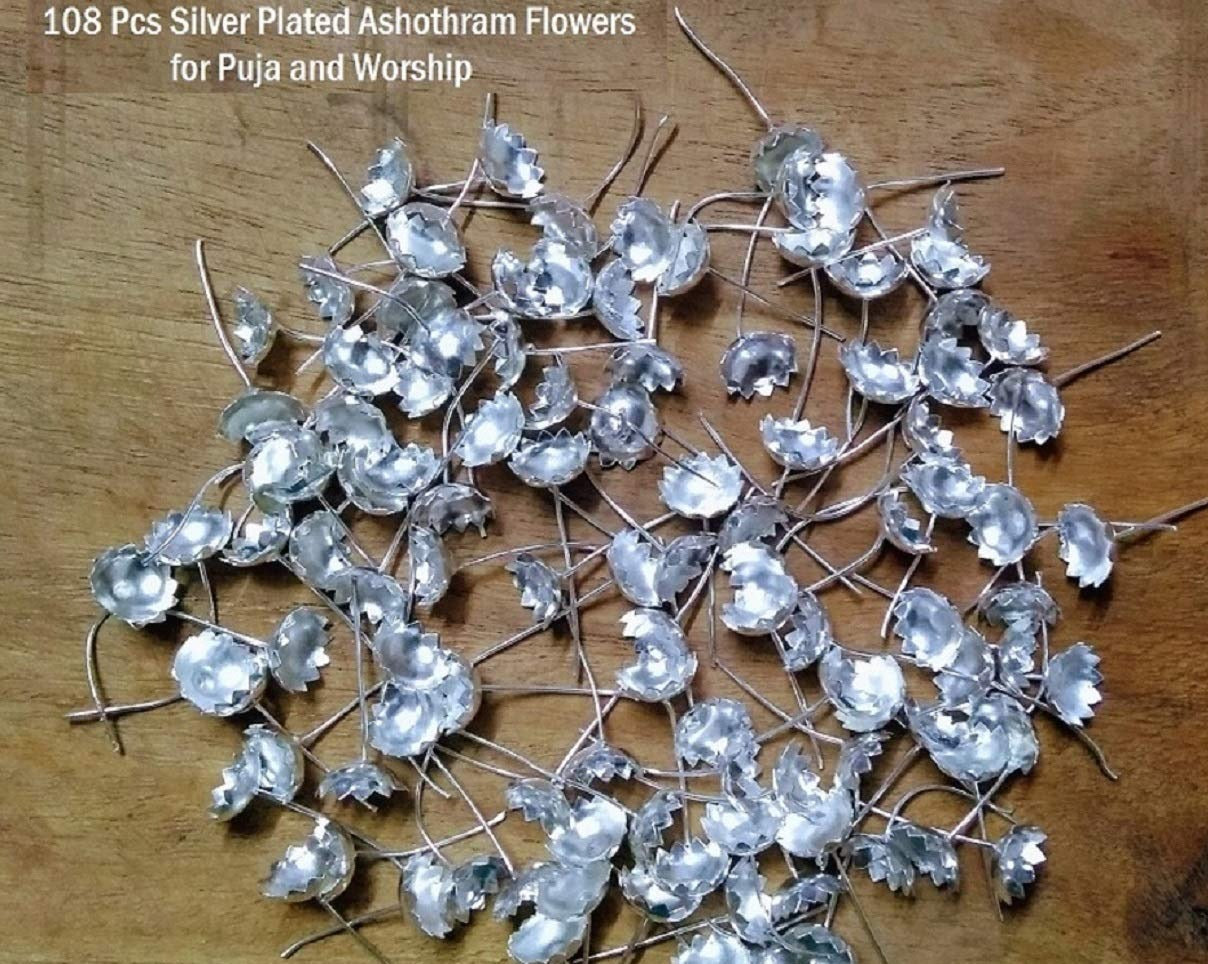 Pure Silver Flowers Pack of 108 26 grams