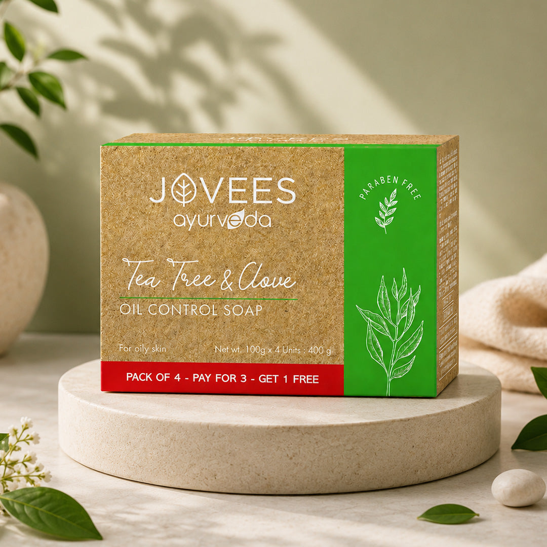 Jovees Tea Tree & Clove Oil Control Soap