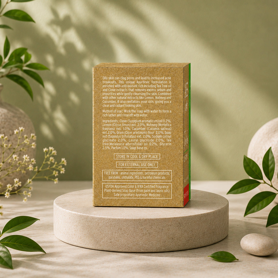 Jovees Tea Tree & Clove Oil Control Soap