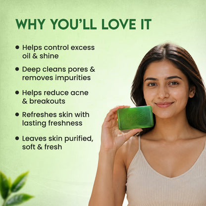Jovees Tea Tree & Clove Oil Control Soap