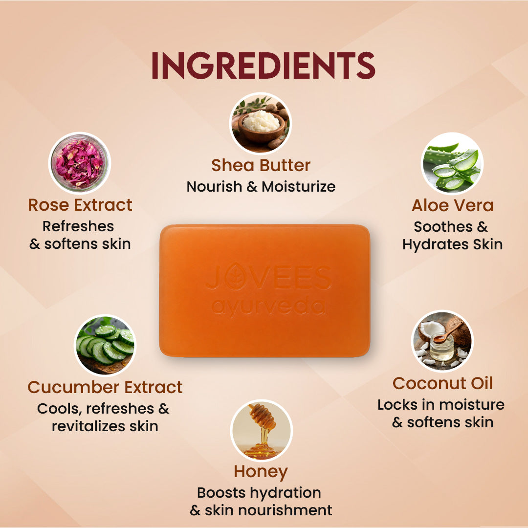 Jovees Shea butter & Aloe Vera Hydrating & Refreshing Soap