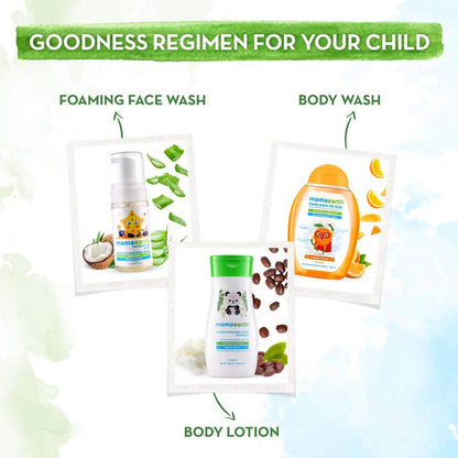 Mamaearth Original Orange Body Wash For Kids with Orange and Oat Protein