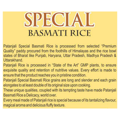 Patanjali Special Basmati Rice