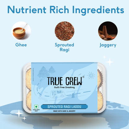 Sri Sri tattva True crew - sprouted ragi laddu - PUSHMYCART