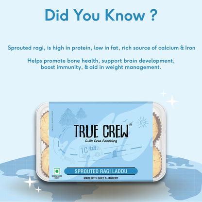 Sri Sri tattva True crew - sprouted ragi laddu - PUSHMYCART