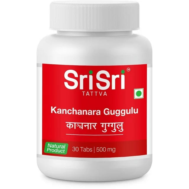 Sri Sri Tattva Kanchanara Guggulu 500mg 30Tabs - PUSHMYCART