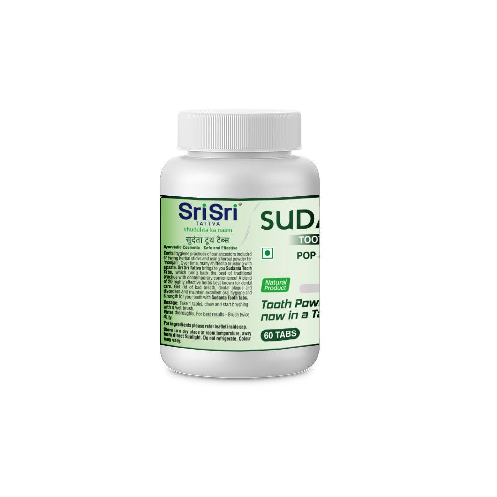 Sri sri tattva sudanta tooth tablets - PUSHMYCART