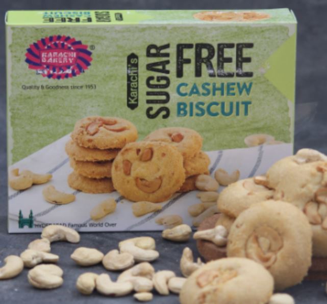 Karachi bakery Sugar Free Cashew Biscuit
