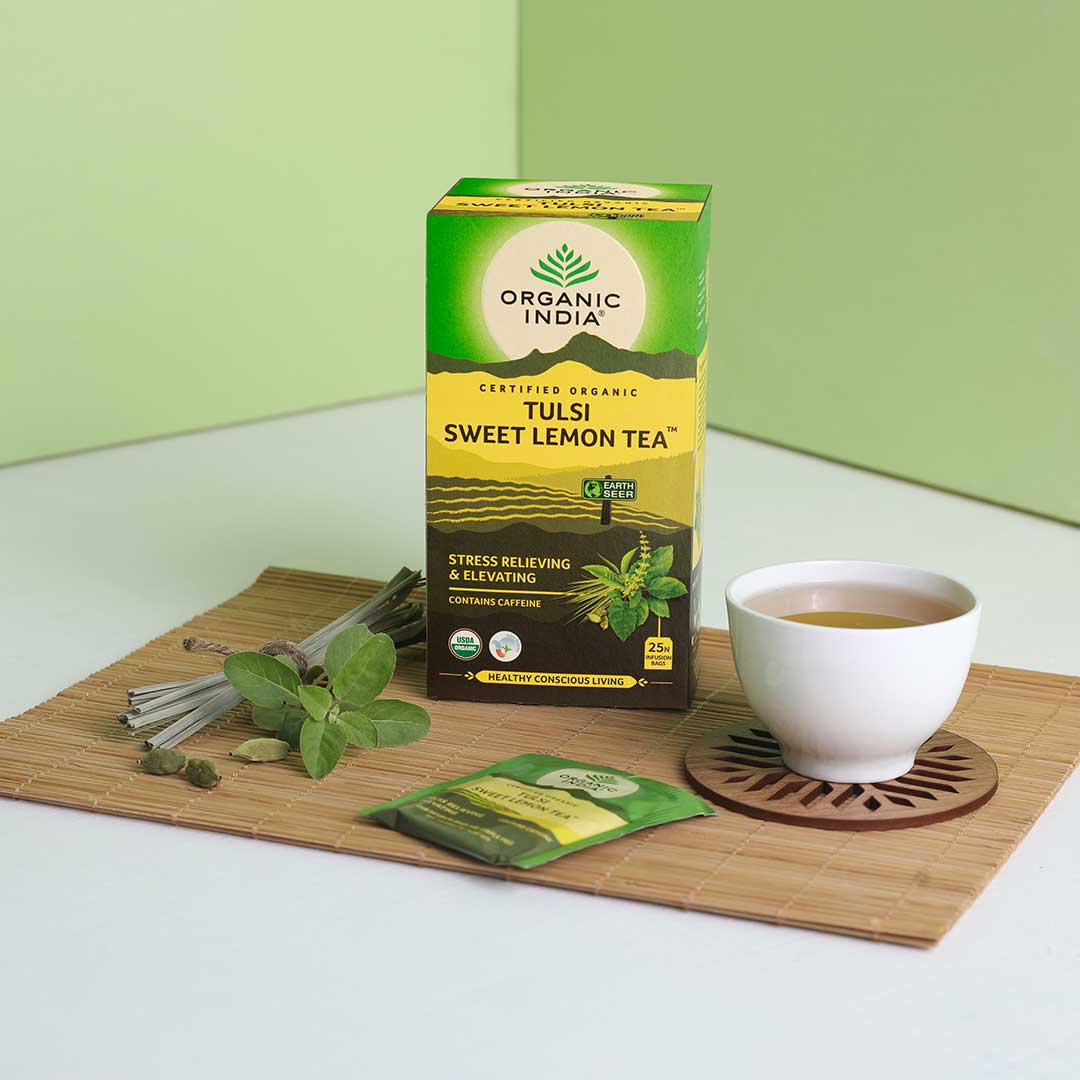 Organic India Tulsi Sweet Lemon Tea