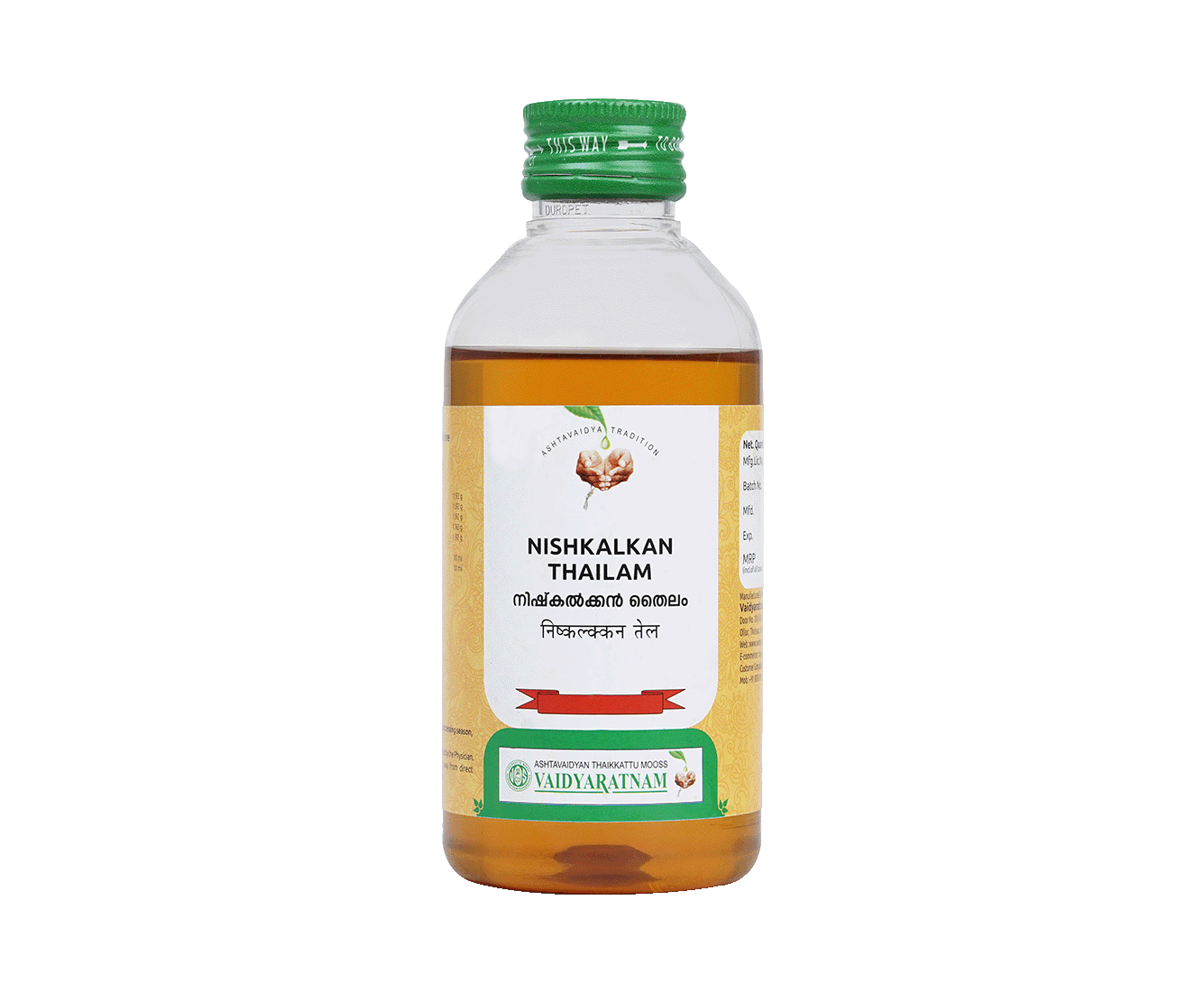 Vaidyaratnam Nishkalkan Oil