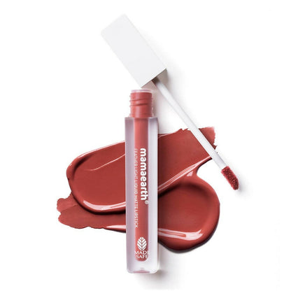 Mamaearth Feather Light Liquid Matte Lipstick | Nude Punch