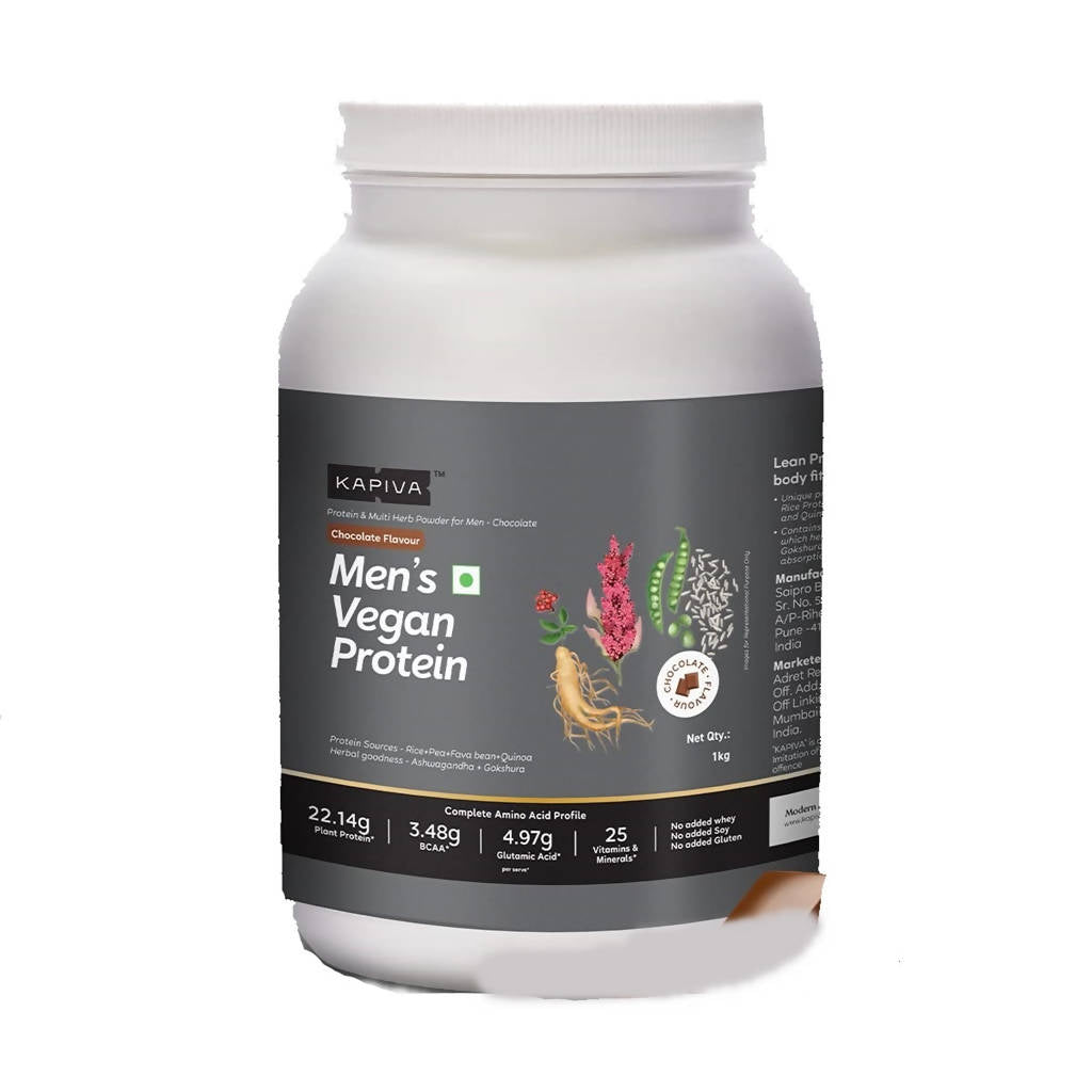 Kapiva Men's Vegan Protein - Chocolate Flavour