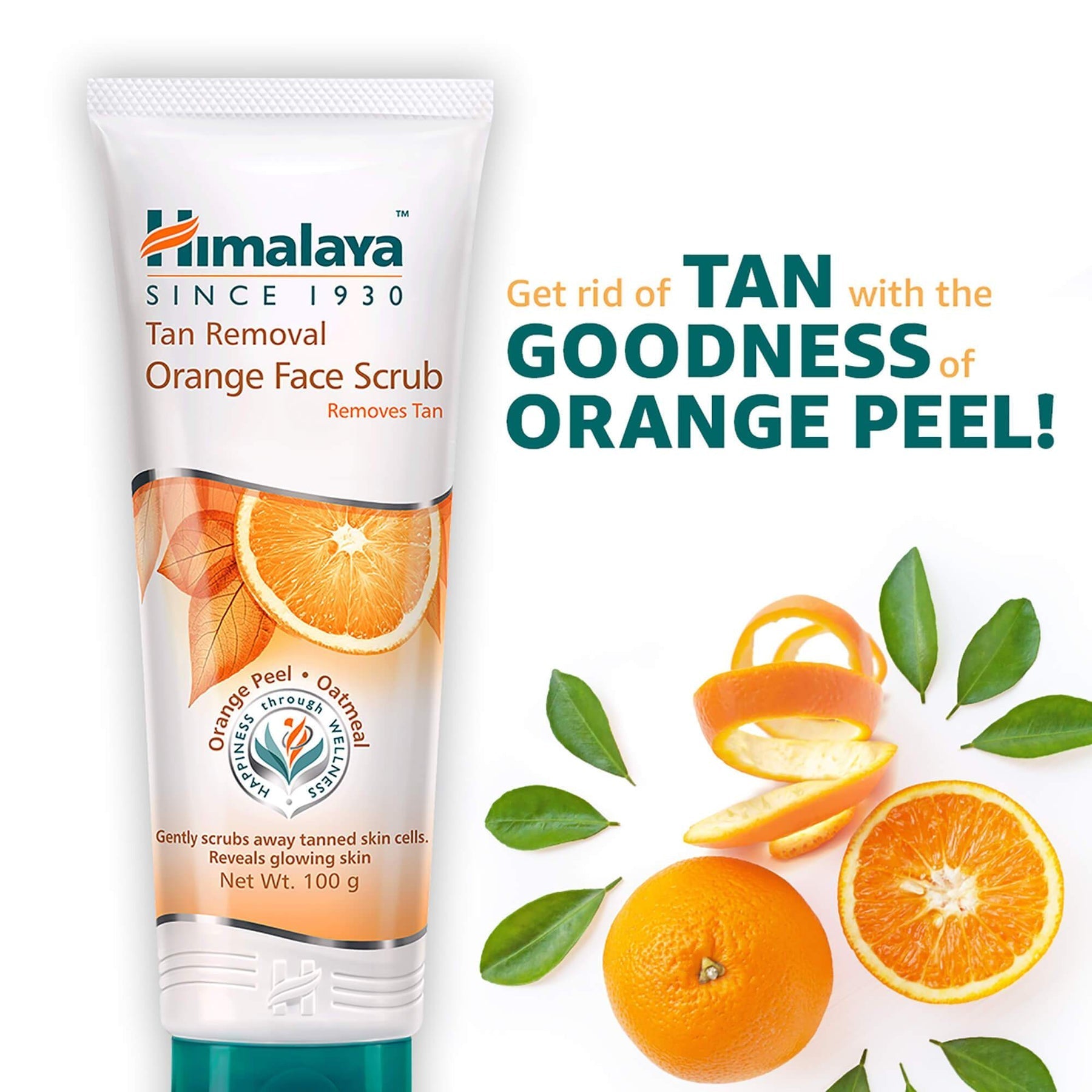 Himalaya Herbals Tan Removal Orange Face Scrub - PUSHMYCART