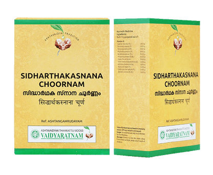 Vaidyaratnam Sidharthaka Snana Choornam