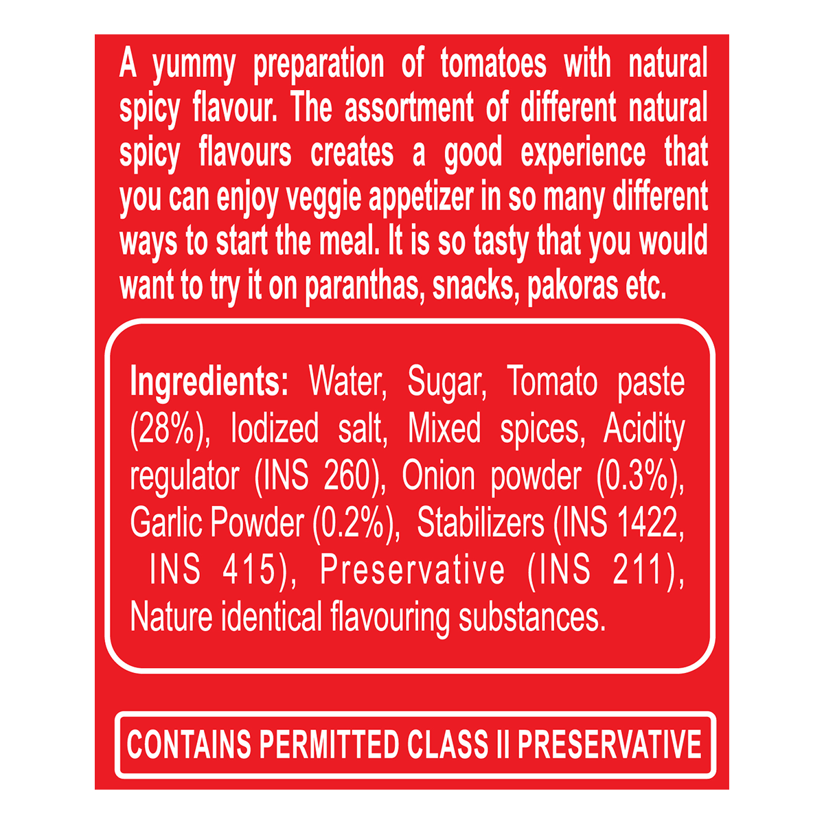 patanjali tomato ketchup without onion garlic