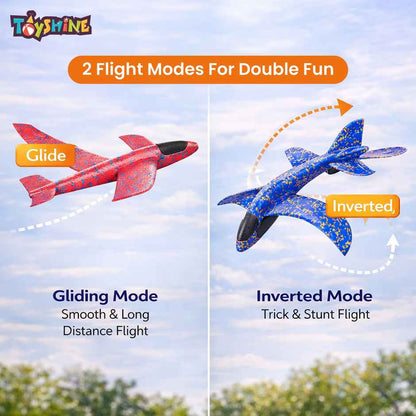 Toyshine Foam Flying Planes Toy Vehicle