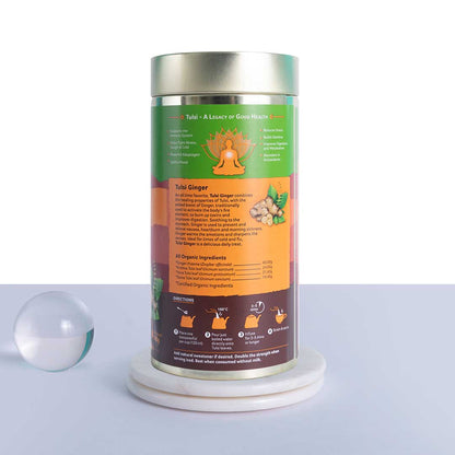 Organic India Tulsi Ginger Tea - PUSHMYCART